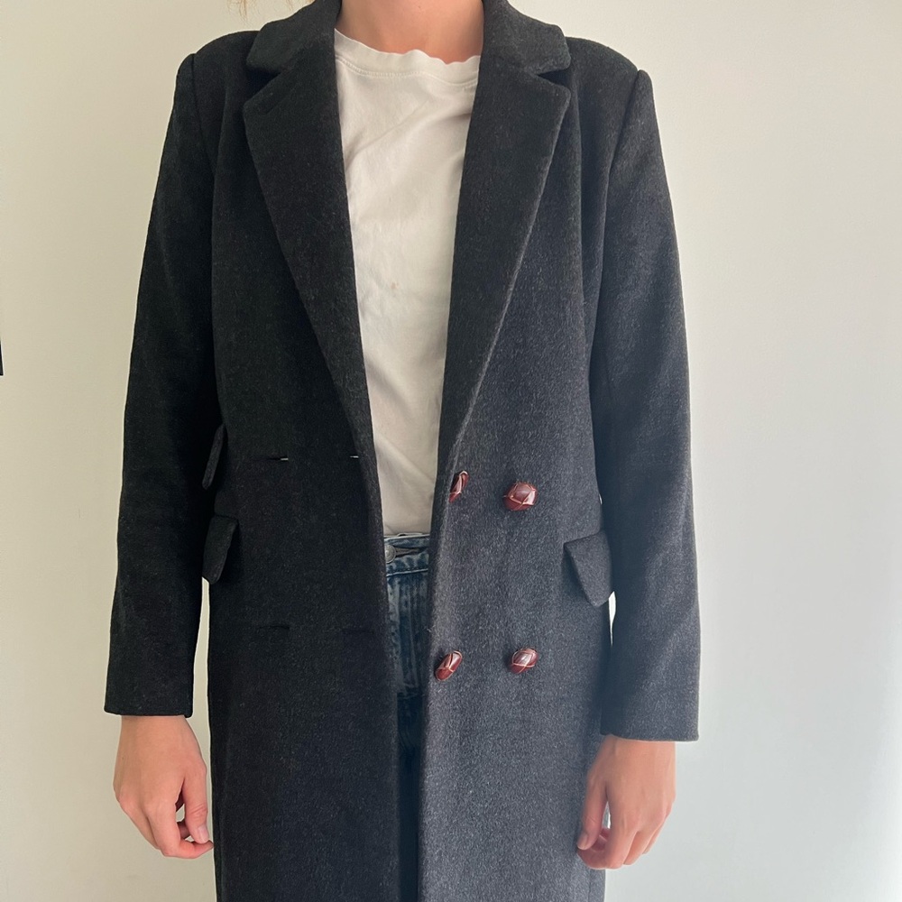 GANNI full length winter coat